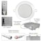 Nuwatt 6 Inch Ultra Thin LED Recessed Lighting 5CCT 2700K/3000K/3500K/4000K/5000K ETL Wafer Lights 6 PK NW-P-DL-6-15W-5CT-WH-6P - alternate 4